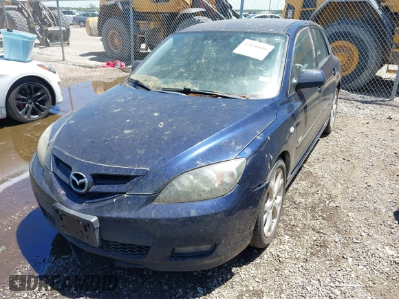 2009 Mazda Mazda3 s Touring with VIN JM1BK343091203101, listed as a IAAI auction lot 42036616 with 140,755 mi miles. Bid and sale history available at carsss.com. Image 2.
