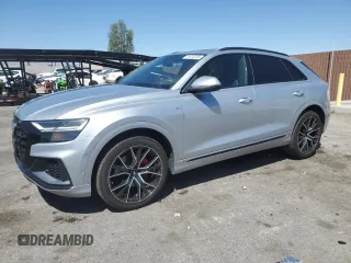 2019 Audi Q8 Premium Plus with VIN WA1EVAF13KD021055, listed as a Copart auction lot 51812235 with 96,502 mi miles and Clean Title. Bid and sale history available at carsss.com. Image 1.