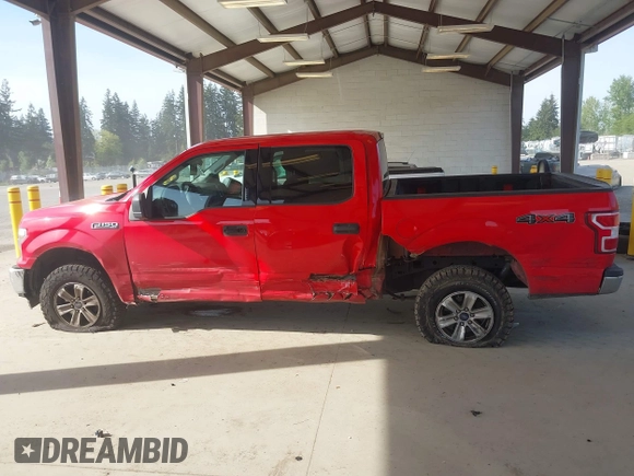 2018 Ford F-150 XL with VIN 1FTEW1EBXJKE16406, listed as a IAAI auction lot 42127221 with 97,408 mi miles. Bid and sale history available at carsss.com. Image 14.
