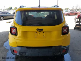 2017 Jeep Renegade Altitude with VIN ZACCJABB4HPF44134, listed as a Copart auction lot 52388105 with 133,235 mi miles and Salvage Title. Bid and sale history available at carsss.com. Image 6.