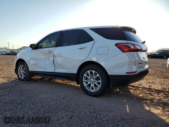 2020 Chevrolet Equinox LS z VIN 2GNAXHEV3L6149833, wystawiony jako Copart lot #57997985 z przebiegiem 64 304 mil mil oraz Szkoda całkowita • Salvage title. Historia ofert i sprzedaży dostępna na DreamBid. Obrazek 2.