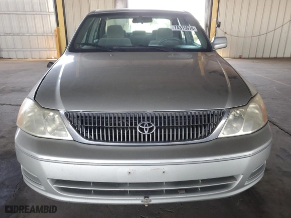2001 Toyota Avalon XL w/Bucket Seats with VIN 4T1BF28B41U125324, listed as a Copart auction lot 74315974 with 173,786 mi miles and Salvage Title. Bid and sale history available at carsss.com. Image 5.