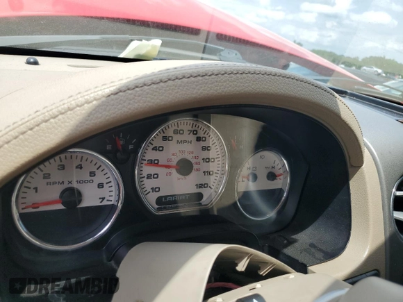 2005 Ford F-150 XLT with VIN 1FTPW14575KF11550, listed as a Copart auction lot 57697255 with Not provided miles and Salvage title. Bid and sale history available at DreamBid. Image 9.