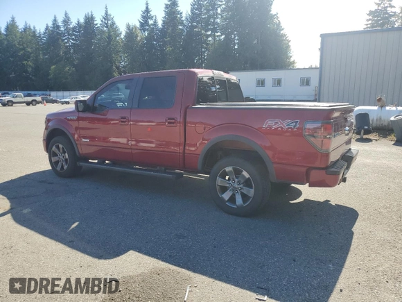 2013 Ford F-150 XL with VIN 1FTFW1ET8DFC43544, listed as a Copart auction lot 63437965 with 168,598 mi miles and Salvage title. Bid and sale history available at DreamBid. Image 2.