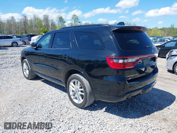 2024 Dodge Durango GT with VIN 1C4RDJDG7RC153205, listed as a IAAI auction lot 41862211 with 37,018 mi miles and . Bid and sale history available at DreamBid. Image 3.