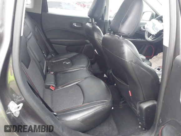 2019 Jeep Compass Trailhawk with VIN 3C4NJDDB1KT739938, listed as a IAAI auction lot 41411173 with 140,396 mi miles and . Bid and sale history available at carsss.com. Image 8.