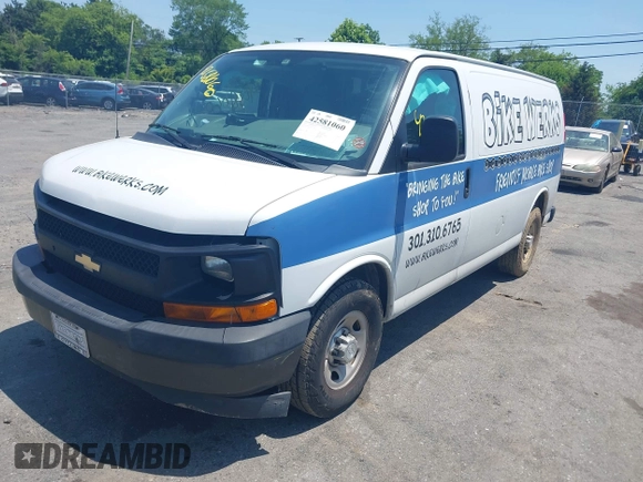 2017 Chevrolet Express Cargo with VIN 1GCWGAFF4H1337414, listed as a IAAI auction lot 42581060 with 196,182 mi miles and . Bid and sale history available at DreamBid. Image 17.