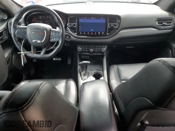 2022 Dodge Durango Orange Sport with VIN 1C4SDHCT1NC102379, listed as a Copart auction lot 48990455 with 53,893 mi miles and Salvage title. Bid and sale history available at DreamBid. Image 8.