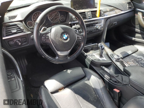 2014 BMW 4 Series 428i xDrive with VIN WBA3N5C52EK197054, listed as a Copart auction lot 71804204 with 168,035 mi miles and Salvage title. Bid and sale history available at DreamBid. Image 8.