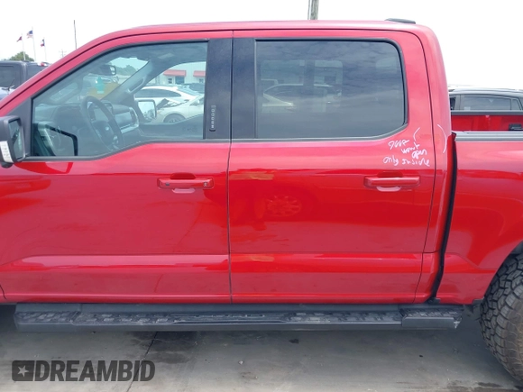 2023 Ford F-150 Lightning Pro with VIN 1FTVW1EL8PWG33656, listed as a IAAI auction lot 42260659 with 22,490 mi miles and . Bid and sale history available at DreamBid. Image 14.
