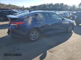 2019 Kia Optima LX with VIN 5XXGT4L36KG312828, listed as a Copart auction lot 41374215 with 71,801 mi miles and Salvage Title. Bid and sale history available at carsss.com. Image 3.