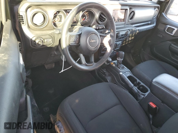 2021 Jeep Wrangler Sport S with VIN 1C4HJXAG6MW557583, listed as a Copart auction lot 88603685 with 28,325 mi miles and Salvage Title. Bid and sale history available at DreamBid. Image 8.