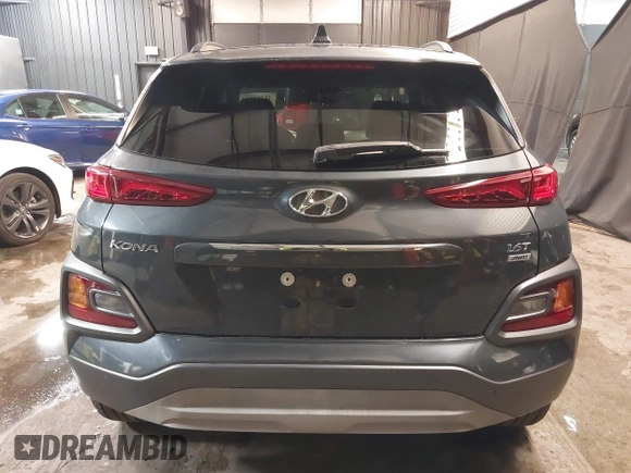 2019 Hyundai Kona Ultimate with VIN KM8K5CA57KU325421, listed as a IAAI auction lot 41369897 with 30,733 mi miles. Bid and sale history available at carsss.com. Image 17.