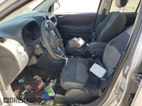 2017 Jeep Compass Sport with VIN 1C4NJCBA7HD123891, listed as a Copart auction lot 43081425 with 93,238 mi miles and Salvage Title. Bid and sale history available at carsss.com. Image 7.