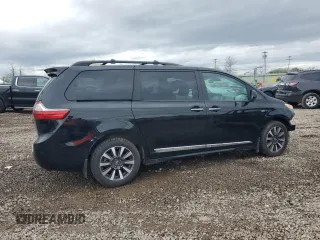2020 Toyota Sienna XLE with VIN 5TDDZ3DC3LS229836, listed as a Copart auction lot 55133065 with 94,599 mi miles and Salvage Title. Bid and sale history available at DreamBid. Image 3.