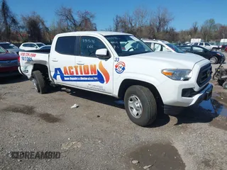 2023 Toyota Tacoma SR with VIN 3TYAX5GN2PT081299, listed as a IAAI auction lot 41919176 with 50,155 mi miles and . Bid and sale history available at DreamBid. Image 1.