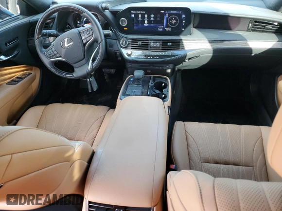 2022 Lexus LS 500 z VIN JTHD51FFXN5017708, wystawiony jako Copart lot #75569084 z przebiegiem 13 725 mil mil oraz Nie do naprawy • Non repairable. Historia ofert i sprzedaży dostępna na DreamBid. Obrazek 8.