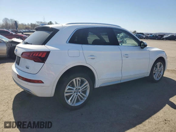 2018 Audi Q5 Premium Plus with VIN WA1BNAFY4J2016716, listed as a Copart auction lot 50976045 with 90,147 mi miles and Salvage Title. Bid and sale history available at carsss.com. Image 3.