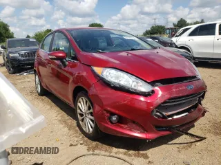 2017 Ford Fiesta Titanium with VIN 3FADP4FJ9HM115666, listed as a Copart auction lot 64105704 with 101,529 mi miles and Salvage Title. Bid and sale history available at DreamBid. Image 4.
