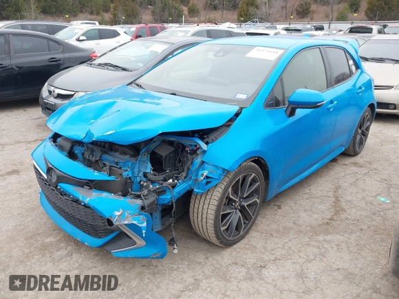 2019 Toyota Corolla Hatchback SE with VIN JTNK4RBEXK3033062, listed as a IAAI auction lot 41471618 with 195,001 mi miles. Bid and sale history available at carsss.com. Image 18.