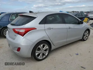 2013 Hyundai Elantra GT with VIN KMHD35LEXDU120945, listed as a Copart auction lot 76704754 with 107,043 mi miles and Salvage Title. Bid and sale history available at carsss.com. Image 3.