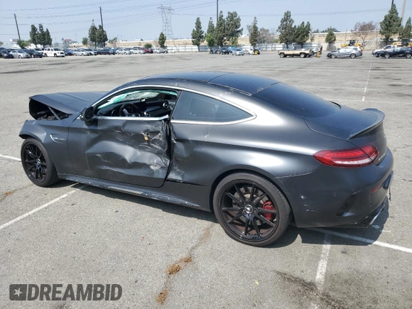 2019 Mercedes-Benz C 63 S AMG with VIN WDDWJ8HB4KF879133, listed as a Copart auction lot 52607115 with 9,930 mi miles and Salvage title. Bid and sale history available at DreamBid. Image 2.