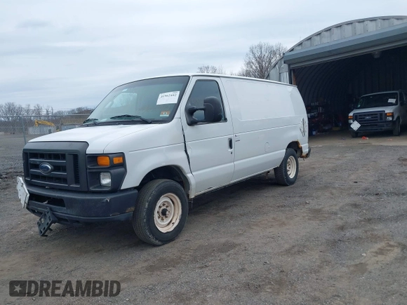 2010 Ford Econoline Cargo Commercial with VIN 1FTNE1EW3ADA90748, listed as a IAAI auction lot 41962442 with 225,894 mi miles and . Bid and sale history available at carsss.com. Image 2.