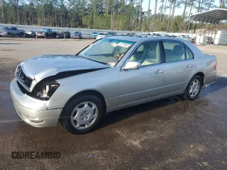 2001 Lexus LS 430 with VIN JTHBN30F110039728, listed as a Copart auction lot 47979435 with 215,935 mi miles and Salvage Title. Bid and sale history available at carsss.com. Image 1.