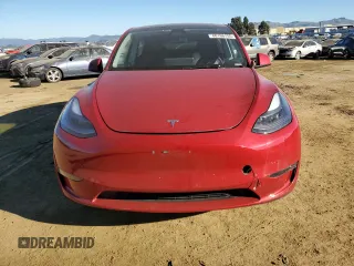 2023 Tesla Model Y Long Range with VIN 7SAYGDEE6PA167386, listed as a Copart auction lot 88166755 with Not Provided miles and Salvage Title. Bid and sale history available at DreamBid. Image 5.