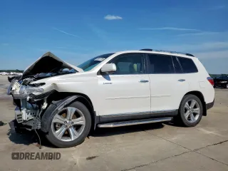 2013 Toyota Highlander Limited with VIN 5TDYK3EH3DS131522, listed as a Copart auction lot 58951755 with 102,462 mi miles and Salvage title. Bid and sale history available at DreamBid. Image 1.