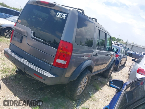 2008 Land Rover LR3 SE with VIN SALAE25418A466886, listed as a IAAI auction lot 42491817 with 196,909 mi miles and . Bid and sale history available at DreamBid. Image 4.