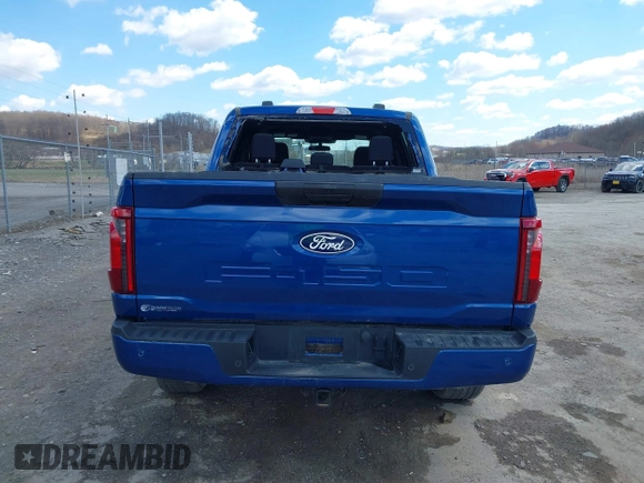 2024 Ford F-150 STX with VIN 1FTEW2LPXRFA56269, listed as a IAAI auction lot 41894302 with 12,941 mi miles and . Bid and sale history available at carsss.com. Image 17.