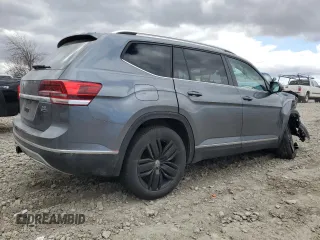 2018 Volkswagen Atlas 3.6L V6 SEL with VIN 1V2MR2CA2JC537460, listed as a Copart auction lot 52799365 with 147,059 mi miles and Non Repairable. Bid and sale history available at carsss.com. Image 3.