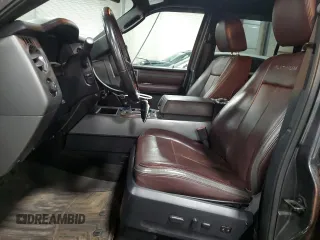 2015 Ford Expedition Max Platinum with VIN 1FMJK1MT5FEF21604, listed as a Copart auction lot 79306064 with 206,641 mi miles and Salvage title. Bid and sale history available at DreamBid. Image 7.