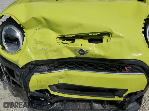 2022 MINI Convertible Cooper S z VIN WMW43DL0XN3P09016, wystawiony jako Copart lot #56379755 z przebiegiem 32 509 mil mil oraz Szkoda całkowita • Salvage title. Historia ofert i sprzedaży dostępna na DreamBid. Obrazek 11.