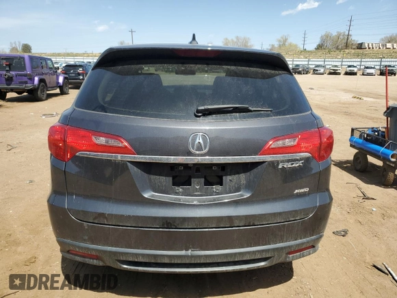 2015 Acura RDX Technology with VIN 5J8TB4H52FL019656, listed as a Copart auction lot 52647445 with 181,754 mi miles and Salvage Title. Bid and sale history available at DreamBid. Image 6.