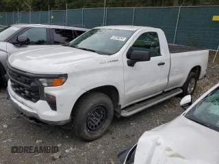 2024 Chevrolet Silverado 1500 Work Truck with VIN 3GCNAAED5RG357087, listed as a Copart auction lot 50007625 with 0 mi miles and Salvage Title. Bid and sale history available at carsss.com. Image 1.