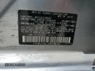 2024 Subaru Crosstrek Premium with VIN JF2GUADC7R8252759, listed as a Copart auction lot 54217925 with 28,113 mi miles and Salvage title. Bid and sale history available at DreamBid. Image 13.