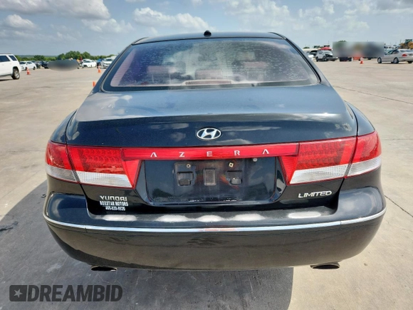 2008 Hyundai Azera Limited with VIN KMHFC46FX8A302689, listed as a Copart auction lot 61566085 with 162,715 mi miles and Clean title. Bid and sale history available at DreamBid. Image 6.