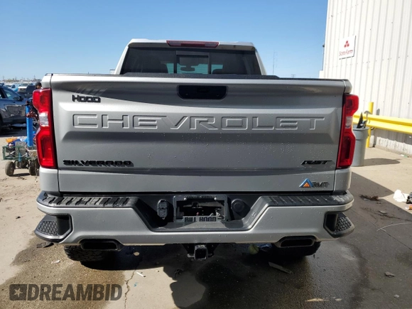 2021 Chevrolet Silverado 1500 RST with VIN 1GCUYEEL2MZ189150, listed as a Copart auction lot 50029635 with 41,417 mi miles and Salvage Title. Bid and sale history available at carsss.com. Image 6.