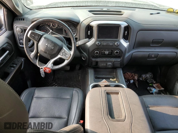 2021 Chevrolet Silverado 1500 RST with VIN 3GCUYEEDXMG453708, listed as a Copart auction lot 70710004 with Not Provided miles and Salvage Title. Bid and sale history available at carsss.com. Image 8.