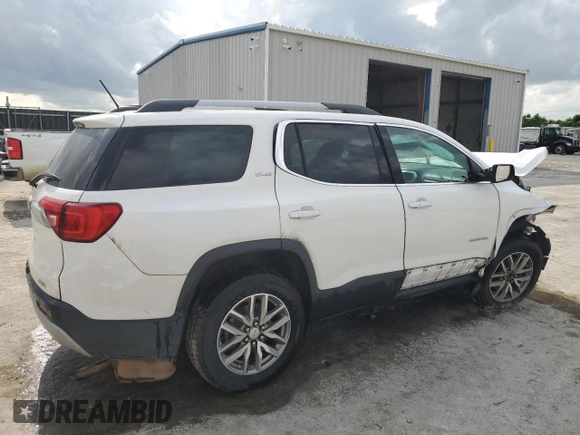 2018 GMC Acadia SLE z VIN 1GKKNSLAXJZ211380, wystawiony jako Copart lot #59950425 z przebiegiem Nie podano mil oraz Szkoda całkowita • Salvage title. Historia ofert i sprzedaży dostępna na DreamBid. Obrazek 3.