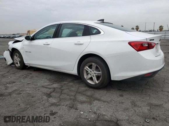 2024 Chevrolet Malibu LS with VIN 1G1ZB5ST9RF105015, listed as a Copart auction lot 47778925 with 27,452 mi miles and Salvage Title. Bid and sale history available at DreamBid. Image 2.