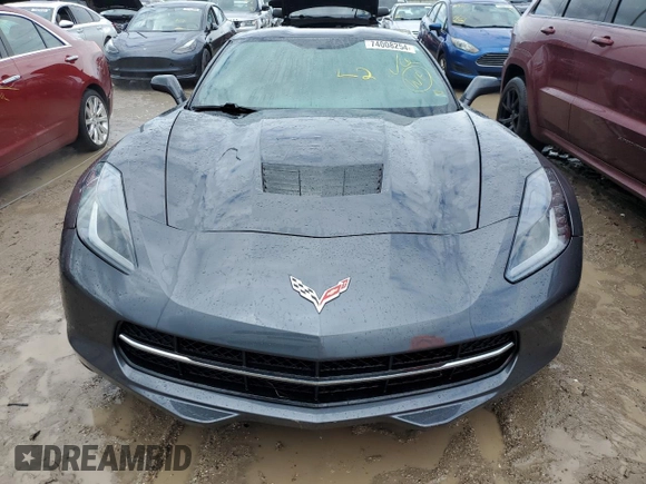 2014 Chevrolet Corvette 1LT with VIN 1G1YB2D74E5116031, listed as a Copart auction lot 74008254 with Not provided miles and Non repairable. Bid and sale history available at DreamBid. Image 5.
