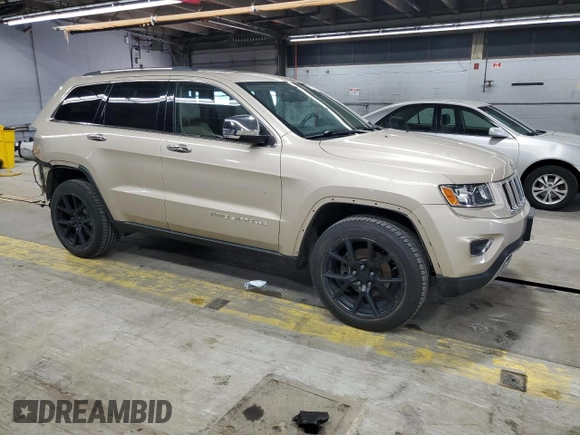 2014 Jeep Grand Cherokee Limited z VIN 1C4RJFBG1EC148908, wystawiony jako Copart lot #54311675 z przebiegiem 90 886 mil mil oraz Szkoda całkowita • Salvage title. Historia ofert i sprzedaży dostępna na DreamBid. Obrazek 4.