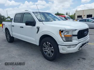 2022 Ford F-150 XL with VIN 1FTEW1EP2NKD77070, listed as a IAAI auction lot 42731722 with 38,807 mi miles and . Bid and sale history available at DreamBid. Image 1.