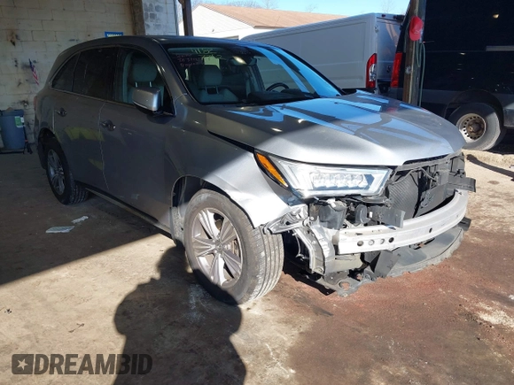 2020 Acura MDX with VIN 5J8YD4H33LL036119, listed as a IAAI auction lot 41827752 with 71,944 mi miles. Bid and sale history available at carsss.com. Image 1.