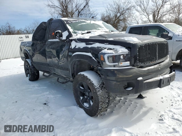 2006 Dodge 1500 SLT with VIN 1D7HU18296J208924, listed as a Copart auction lot 45958055 with 161,227 mi miles and Salvage Title. Bid and sale history available at DreamBid. Image 4.