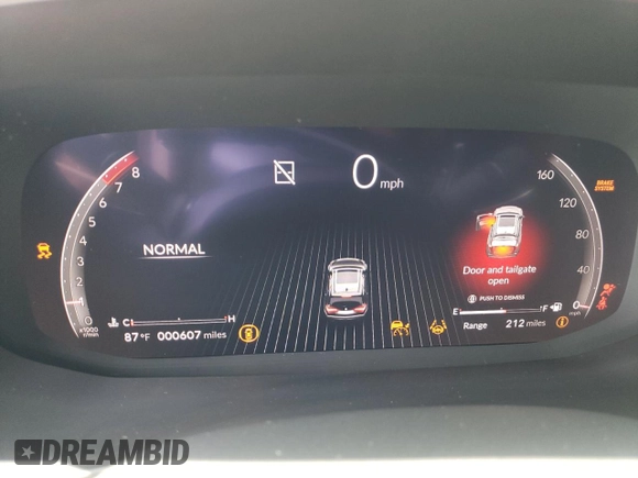 2023 Acura MDX w/A-Spec Package с VIN 5J8YE1H04PL037254, выставлен на аукционе Copart как лот 63385015 с пробегом 607 миль миль и Списание • Salvage title. История ставок и продаж доступна на DreamBid. Изображение 9.