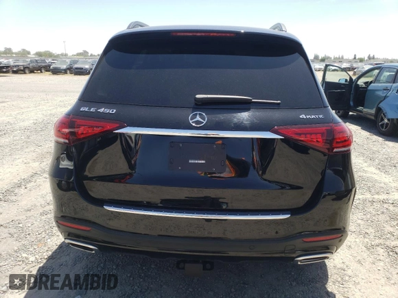 2021 Mercedes-Benz GLE 450 with VIN 4JGFB5KE9MA321329, listed as a Copart auction lot 55639335 with 47,069 mi miles and Salvage title. Bid and sale history available at DreamBid. Image 6.